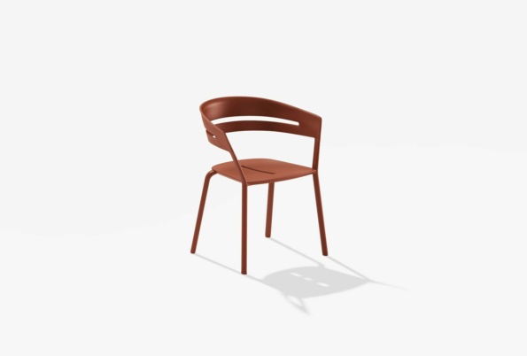 Krzesło Ria w kolorze Terracotta