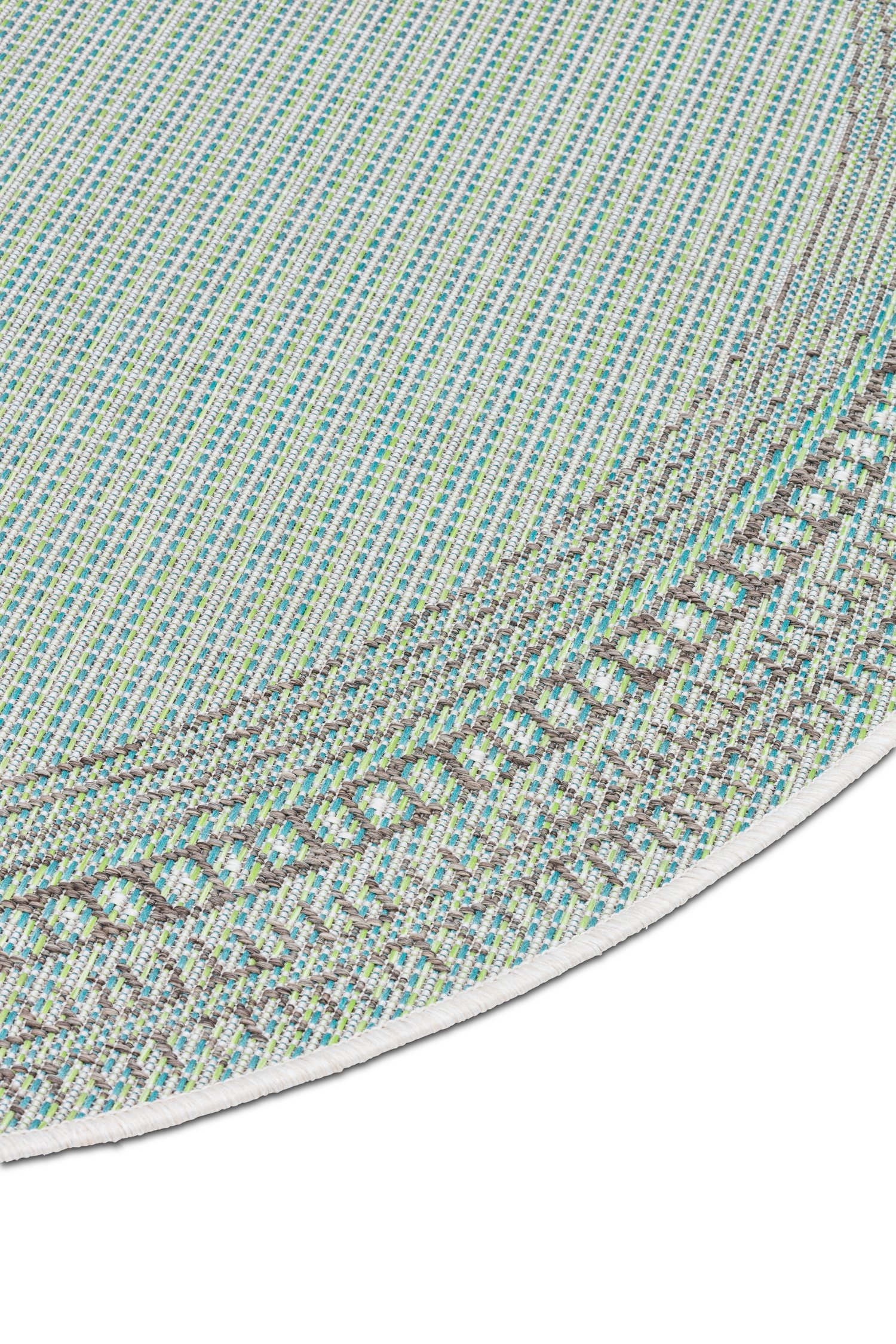 Okrągły dywan zewnętrzny - Harper Lime Roolf-Living