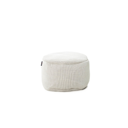 Pufa na taras - Dotty 50 - biała - White