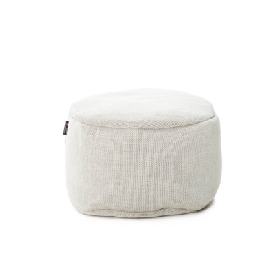 Pufa na taras - Dotty 50 - biała - White