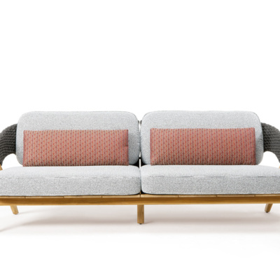 Knit Ethimo - sofa ogrodowa, 3 osobowa