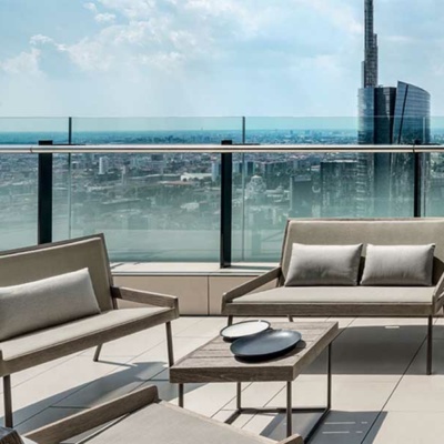 Allaperto Urban Ethimo - sofa ogrodowa