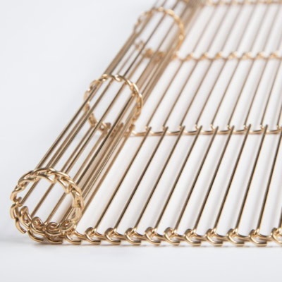 Golf Romeo – architektoniczna siatka z mosiądzu - Twentinox